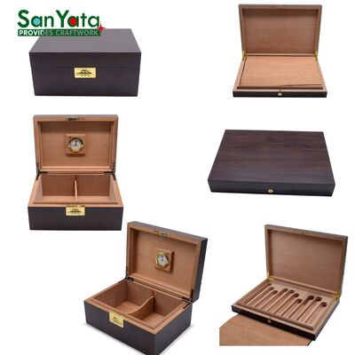 Custom Wooden Box China Factory Wooden Gift Box Own Design Wooden Wine Bottle Holder With LOGO Laser Engraving Optional Lining