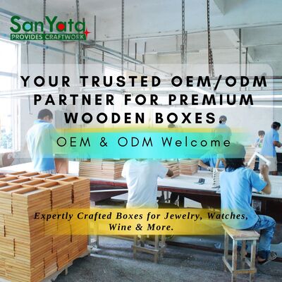 Custom Wooden Box China Factory Wooden Gift Box Own Design Wooden Wine Bottle Holder With LOGO Laser Engraving Optional Lining