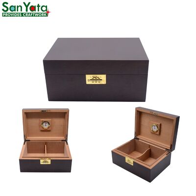 Wholesale Cigar Box Luxury Wooden Cigar Humidor Box | Custom Logo Printing | OEM/ODM Supplier/Premium Wood Storage Case