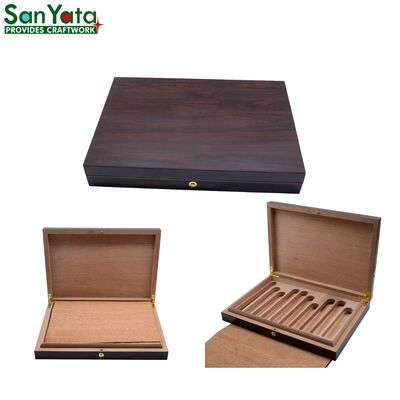 Wholesale Cigar Box Luxury Wooden Cigar Humidor Box | Custom Logo Printing | OEM/ODM Supplier/Premium Wood Storage Case