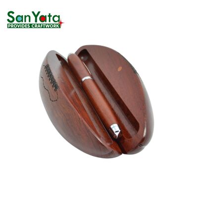 OEM/ODM Wholesale Custom Wooden Pen Box with Engraving Solid Wood Desk Organizer for Office Gift, Luxury Executive Set