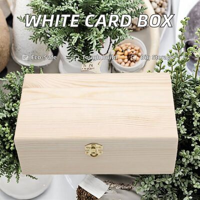 New Arrival Large Space Durable Wooden Storage Box  for Poker Cards Storage Gifts
