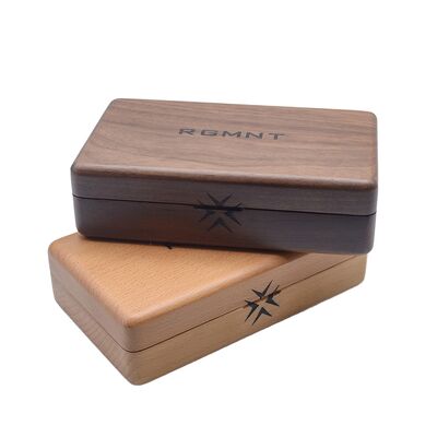 Wholesale Custom Logo Handmade Wooden Package Box with Wedding Ring&necklace for Valentine's Day Gift