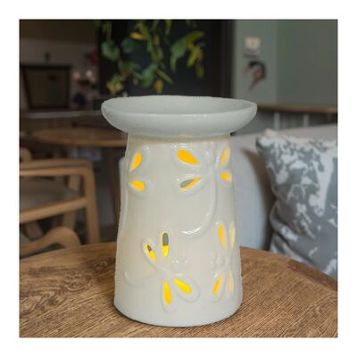 White Hot Selling Ceramic Essential Oil Burner Customizable Shape for Restaurant Decor