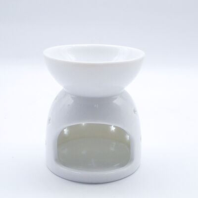 Porcelain Candle Burner Custom Pattern Wholesale Oil burner Aromatherapy Stove Candle Holder Ceramic Aromatic Clear Wax Warmer