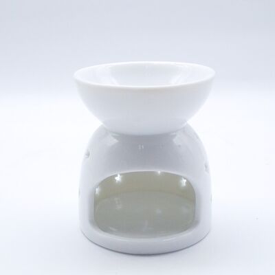 Porcelain Candle Burner Custom Pattern Wholesale Oil burner Aromatherapy Stove Candle Holder Ceramic Aromatic Clear Wax Warmer