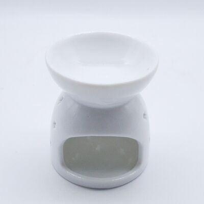 Porcelain Candle Burner Custom Pattern Wholesale Oil burner Aromatherapy Stove Candle Holder Ceramic Aromatic Clear Wax Warmer