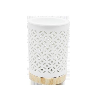 Wholesale  White Pottery Candle Holder  Wax Melt Burners  Customized Candle Holder Lovely  Ceramic Candle Holder