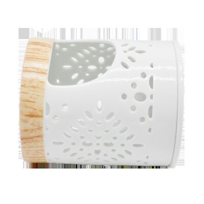 Ceramic Candle Holders Matte Novelty Gifts Unique Ideas 2024 Girl Gift Set Cute Ceramic Candle burner for Relaxation