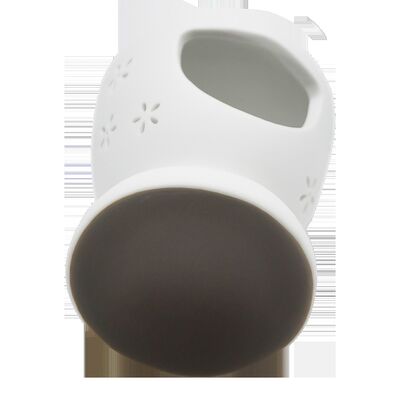 Hot-selling White  Porcelain Candle Burner Burning Oil for  Home Decor