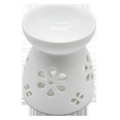 Hot-selling White  Porcelain Candle Burner Burning Oil for  Home Decor