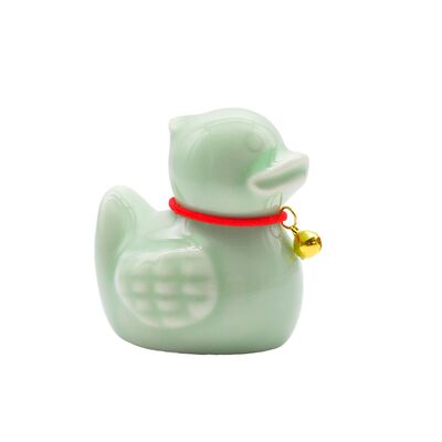 Green Duck Personalized Ceramic Animal Gifts for Desk Decor