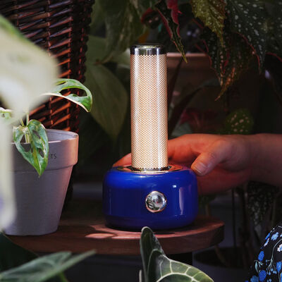 Colorful Tabletop Ambient Light Base Available in Three Different Colors for Bedroom