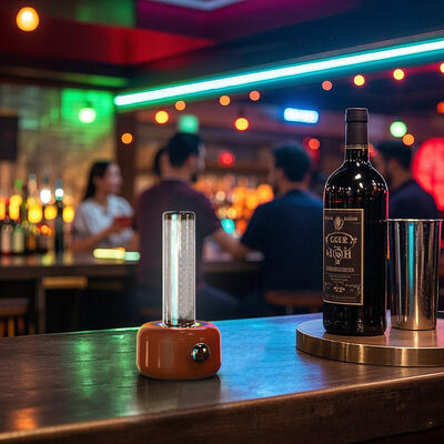 Colorful Tabletop Ambient Light Base Available in Three Different Colors for Bedroom