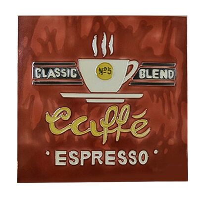 Custom Ceramic Wall hang Decorative Art Tiles for Cafe Decor