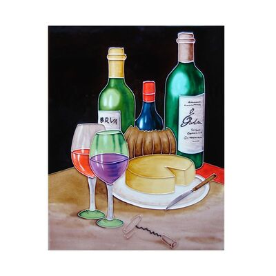 20x30cm Handcrafted Wall-mounted Ceramic Decorative Pictures for Bedroom