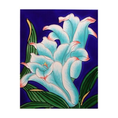 20x30cm Handcrafted Wall-mounted Ceramic Decorative Pictures for Bedroom