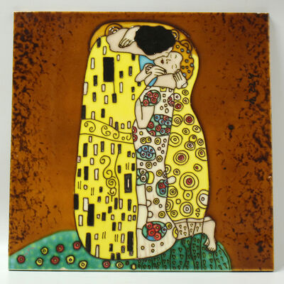 Hand-Painted and Hand-Crafted Ceramic Art Tile Picture Pottery & Enamel Wall Hanging for Home Decoration