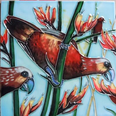 Handmade and Hand Painted Ceramic Art Wall Hanging Tiles for Home Decoration with Chinese Traditional Art