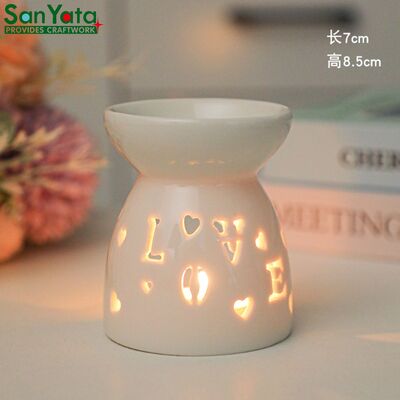 Wholesale Wax Melt Burner Melter Warmer Ceramic Tea Light Candle Holder, Essential Oil Burner Incense Aroma Diffuser, Home Decor