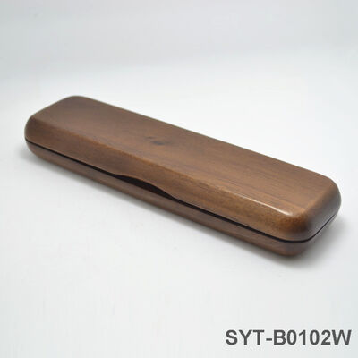 High Quality  Custom Logo Natural Solid Wooden Pen Gift  Box for Business Gift