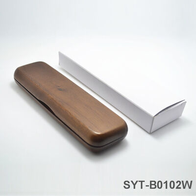 High Quality  Custom Logo Natural Solid Wooden Pen Gift  Box for Business Gift