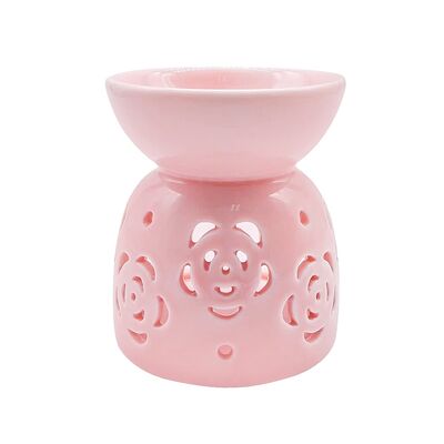 pink Procelian  Aroma Essential Oil  burner for Hotel Decor