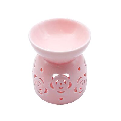 pink Procelian  Aroma Essential Oil  burner for Hotel Decor