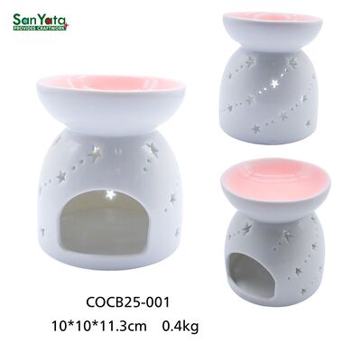 Wholesale Essential Oil Candle Incense Burner Ceramic Scented Wax Melt Burner Fragrance Wax Melt Warmer