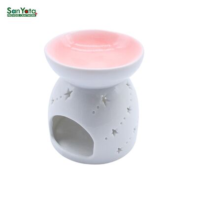 Wholesale Essential Oil Candle Incense Burner Ceramic Scented Wax Melt Burner Fragrance Wax Melt Warmer