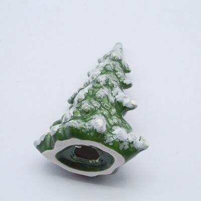 Handmade Unique Ceramic Christmas Tree Ornament for Holiday Decorations