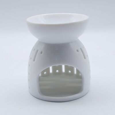 Factory Customized Wax Melt Warmer Ceramic Tealight Candle Holder Warmer Stove Essential Oil Burner Scented Wax Melting Heater