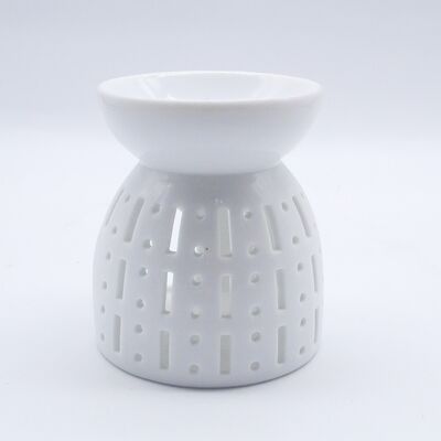 Factory Customized Wax Melt Warmer Ceramic Tealight Candle Holder Warmer Stove Essential Oil Burner Scented Wax Melting Heater