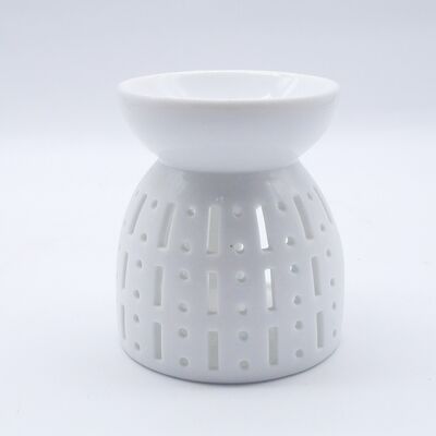 Factory Customized Wax Melt Warmer Ceramic Tealight Candle Holder Warmer Stove Essential Oil Burner Scented Wax Melting Heater