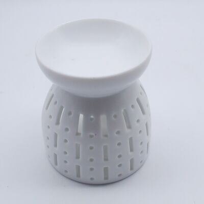 Factory Customized Wax Melt Warmer Ceramic Tealight Candle Holder Warmer Stove Essential Oil Burner Scented Wax Melting Heater