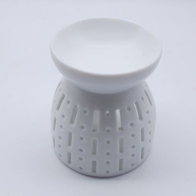 Factory Customized Wax Melt Warmer Ceramic Tealight Candle Holder Warmer Stove Essential Oil Burner Scented Wax Melting Heater