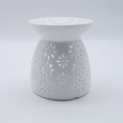 Wholesale Oil burner Aromatherapy Stove Candle Holder Ceramic Aromatic Clear Wax Warmer