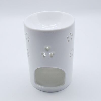 Custom Logo Luxury Plug-In Ceramic Wax Melt Home Decor Christmas Candle Stand Modern Small Size Tea Light Essential Oil Burner