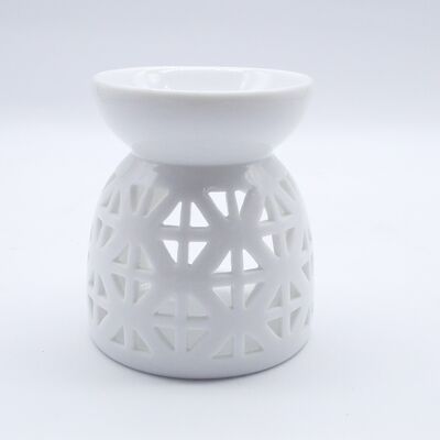 OEM/ODM Wholesale Oil burner Aromatherapy Stove Candle Holder Ceramic Aromatic Clear Wax Warmer