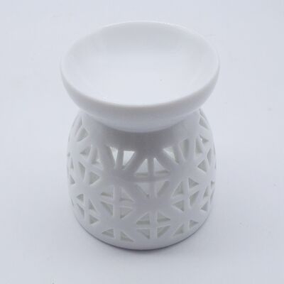 OEM/ODM Wholesale Oil burner Aromatherapy Stove Candle Holder Ceramic Aromatic Clear Wax Warmer