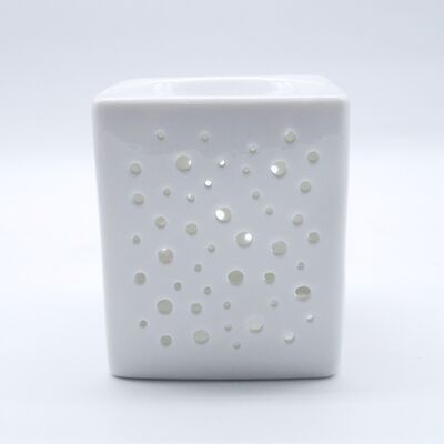 Whosale Elegant Wax Burners Modern Ceramic Custom Logo  in Essential Oil Ceramic Wax Melt Burner Warmer