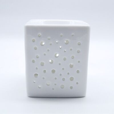 Whosale Elegant Wax Burners Modern Ceramic Custom Logo  in Essential Oil Ceramic Wax Melt Burner Warmer