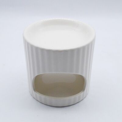 Wholsale Factory Ceramic Wax Oil burner Candle Holder Ceramic Aromatic Clear Wax Warmer for Yoga Spa Hotel Decoration