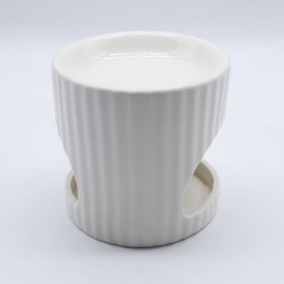 Wholsale Factory Ceramic Wax Oil burner Candle Holder Ceramic Aromatic Clear Wax Warmer for Yoga Spa Hotel Decoration