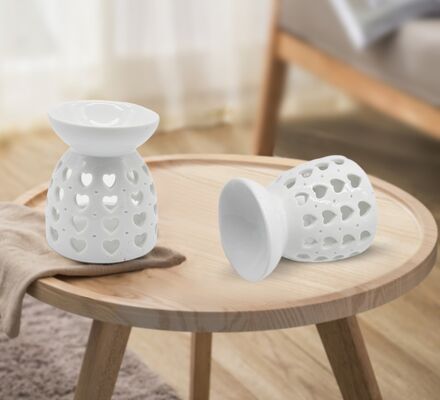 Small Elegant Wax Melt Burners Funny Novelty Gifts  Ceramic  Essential Oil Wax Melt Burners for Home Office Bedroom