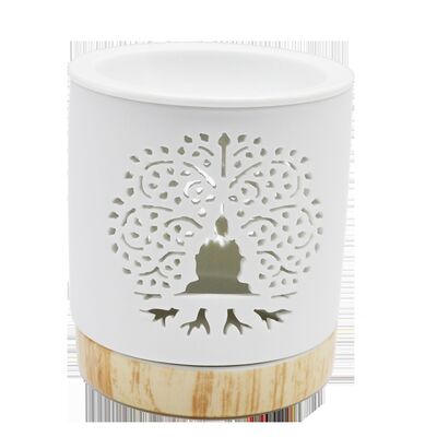 Novelty Toy Gifts Ceramic Christmas Candle Holder for One Candle  Lovely Ceramic Tart Oil Burner for Valentines Day Gift