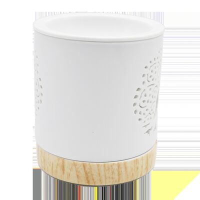 Novelty Toy Gifts Ceramic Christmas Candle Holder for One Candle  Lovely Ceramic Tart Oil Burner for Valentines Day Gift