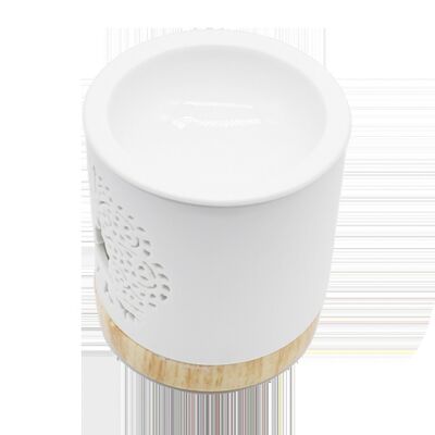 Novelty Toy Gifts Ceramic Christmas Candle Holder for One Candle  Lovely Ceramic Tart Oil Burner for Valentines Day Gift