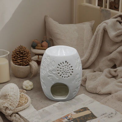 White Porcelain Electric Ceramic Oil Burner Novelty Gifts