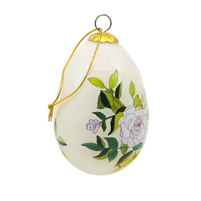 Artist-handpainted Glass Bauble Gift Featuring Bespoke Easter Motifs